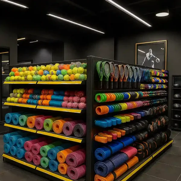 sporting_store قفسه تجهیزات ورزشی