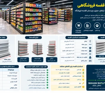 استاندارد قفسه فروشگاهی